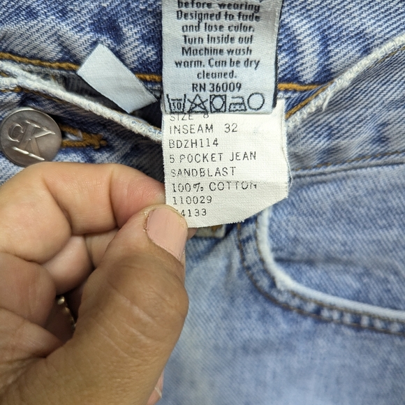 Vintage Calvin Klein High Waist Tapered Mom Jeans - Picture 10 of 10